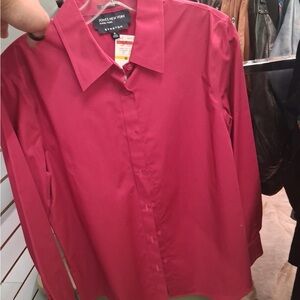 NWT Jones New York Stretch Pink Shirt